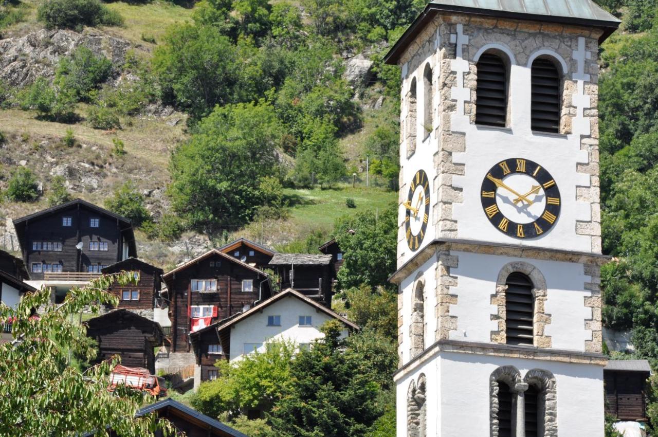 Bergquell Haus D Leilighet Blatten bei Naters Eksteriør bilde